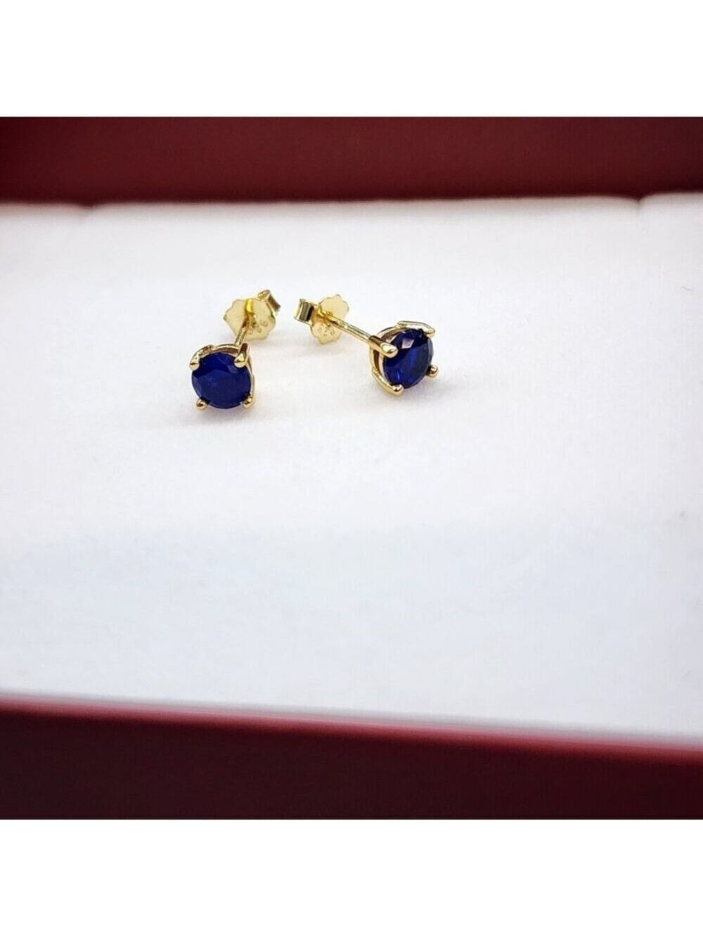 NEW SterlingSilver 925 Royal Blue GemStone Studs - Earrings